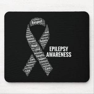 Epilepsy Awareness Respect Care Advocacy Equality  Mouse Mat