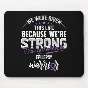 Epilepsy Awareness Ribbon shirt Mouse Mat