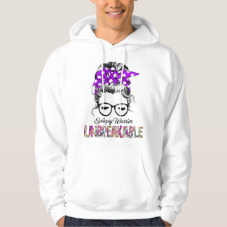 Epilepsy Awareness Ribbon Support Gifts Hoodie