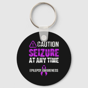 Epilepsy Awareness Seizure Epileptic Warrior Survi Key Ring