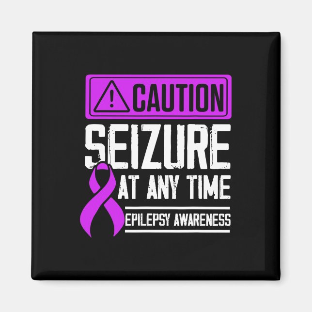 Epilepsy Awareness Seizure Epileptic Warrior Survi Magnet (Front)