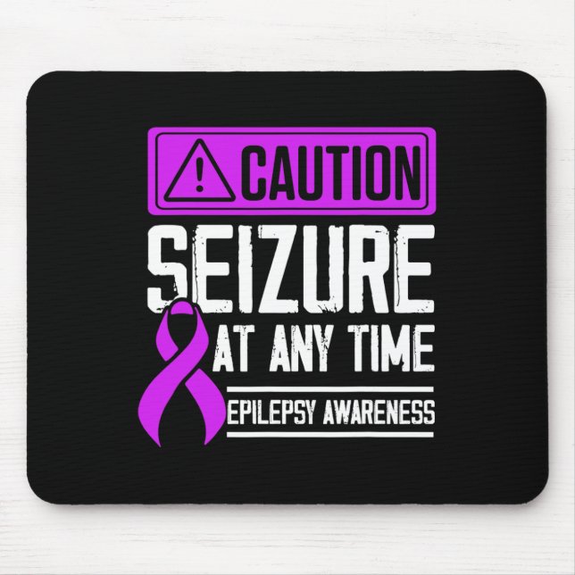 Epilepsy Awareness Seizure Epileptic Warrior Survi Mouse Mat (Front)
