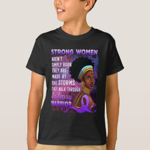 Epilepsy Awareness Strong Black Women Warrior T-Shirt