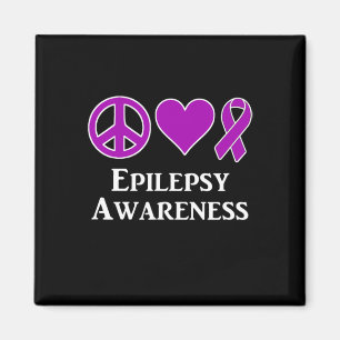 Epilepsy Awareness Support Awareness Tee Magnet