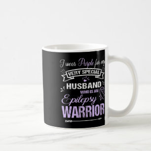 Epilepsy Awareness Support Husbynd Warrior Walk Ru Coffee Mug