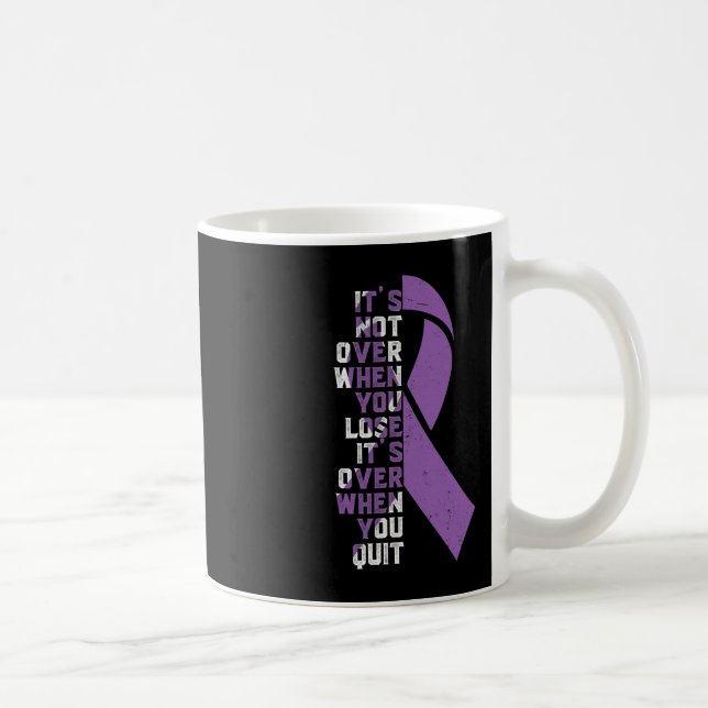 Epilepsy Awareness Support Ribbon  Coffee Mug (Right)