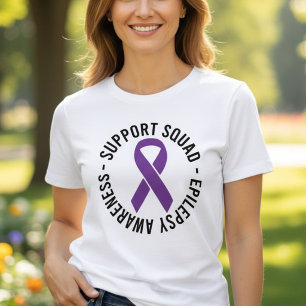 Epilepsy Awareness Support Squad Tri-Blend Shirt