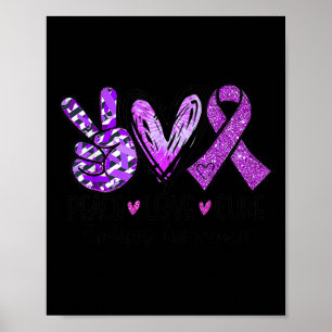 Epilepsy Awareness Supporter Warrior Fighter  Poster