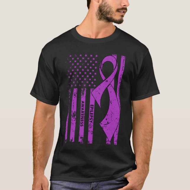 Epilepsy Awareness T-Shirt (Front)