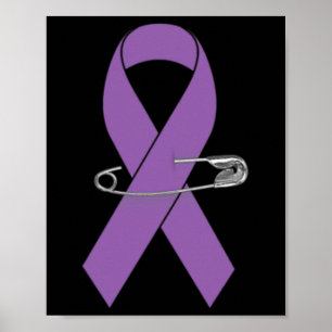 Epilepsy Awareness Walk Supporter Ribbon  Poster