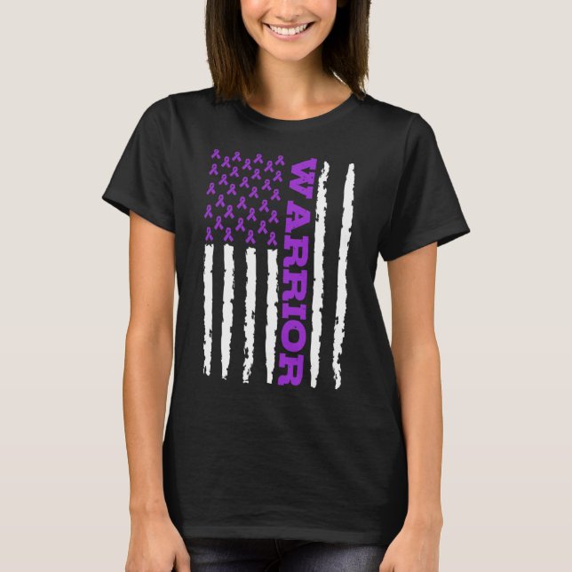Epilepsy Awareness Warrior  T-Shirt (Front)