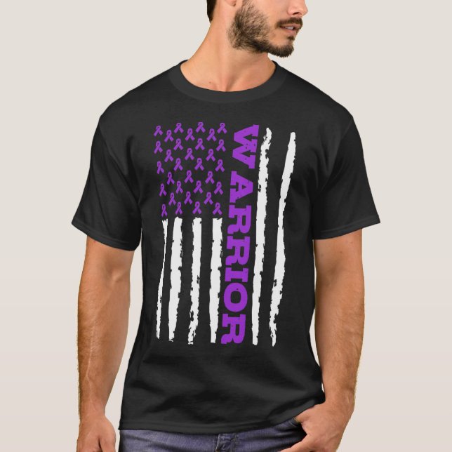 Epilepsy Awareness Warrior  T-Shirt (Front)