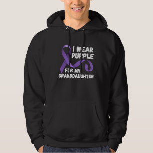 Epilepsy Awareness Wear Purple Ribbon Epilepsy Sup Hoodie