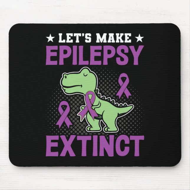 Epilepsy Disorder Awareness Lets Make Epilepsy Ext Mouse Mat (Front)