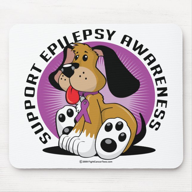 Epilepsy Dog Mouse Mat (Front)