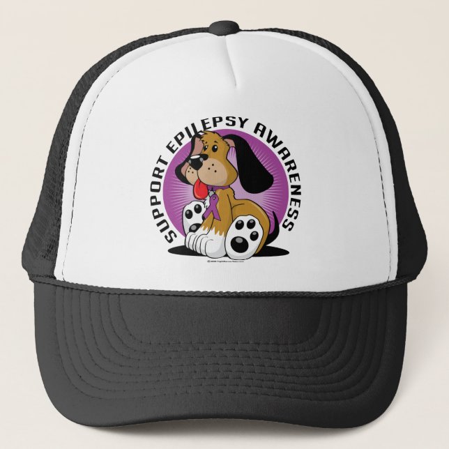 Epilepsy Dog Trucker Hat (Front)