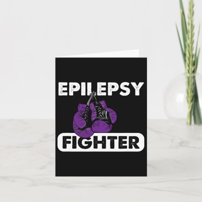 Epilepsy Fighter  Card (Front)