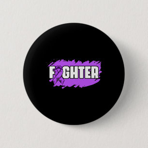 Epilepsy Fighter Epilepsy Survivor Epilepsy Awaren 6 Cm Round Badge