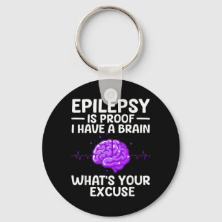Epilepsy For Men Women Kids Epileptic Epilepsy Key Ring