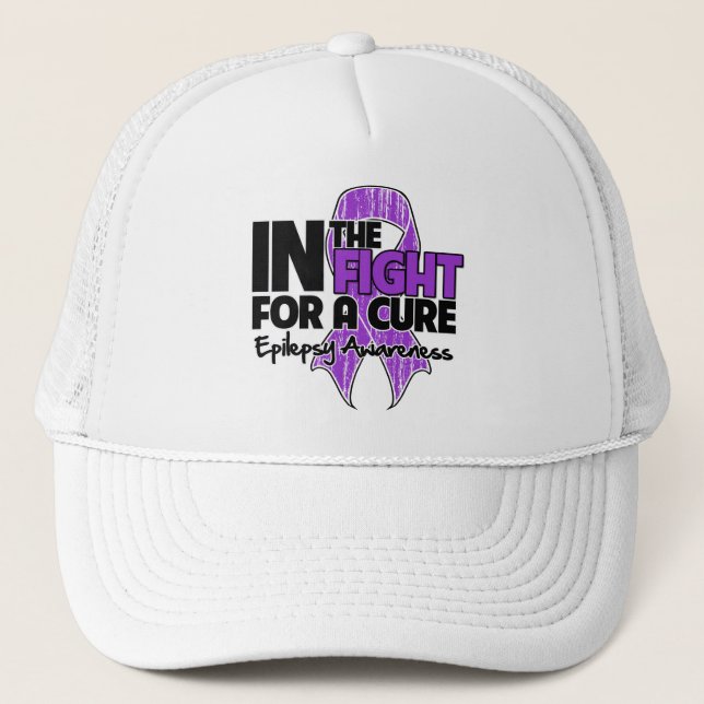 Epilepsy In The Fight For a Cure Trucker Hat (Front)