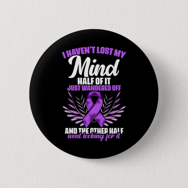 Epilepsy Mind - Epilepsy Survivor Epilepsy Awarene 6 Cm Round Badge (Front)