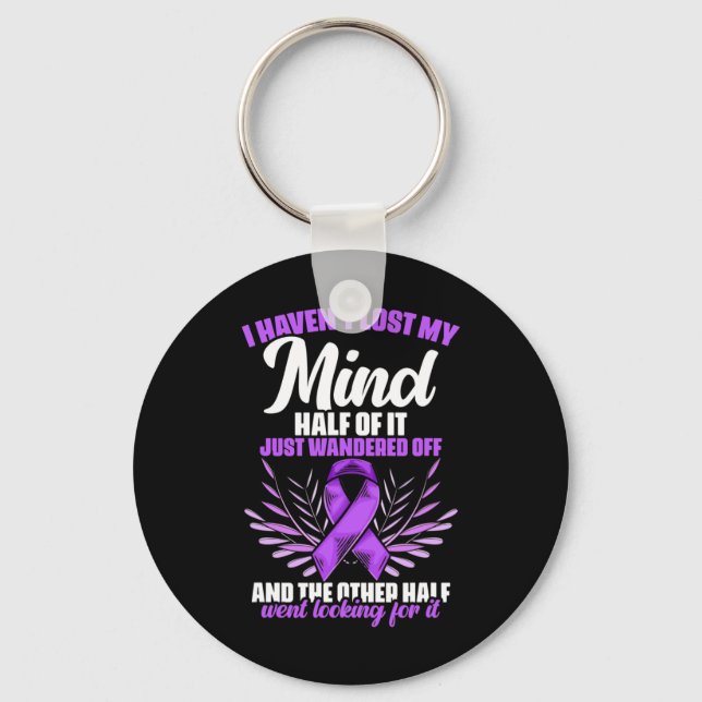 Epilepsy Mind - Epilepsy Survivor Epilepsy Awarene Key Ring (Front)