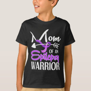 Epilepsy Mum Purple Ribbon Awareness Mother 2 T-Shirt