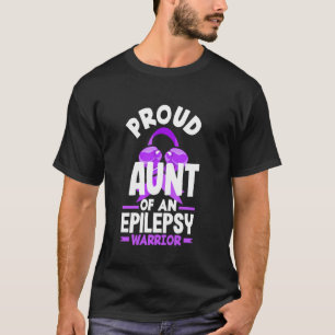 Epilepsy Proud Aunt Of An Epilepsy Warrior T-Shirt