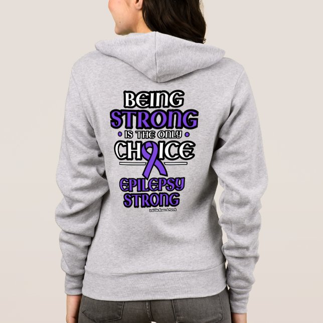 Epilepsy Strong Hoodie (Back)