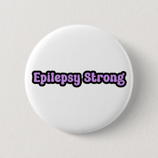 Epilepsy Strong Purple Awareness 6 Cm Round Badge