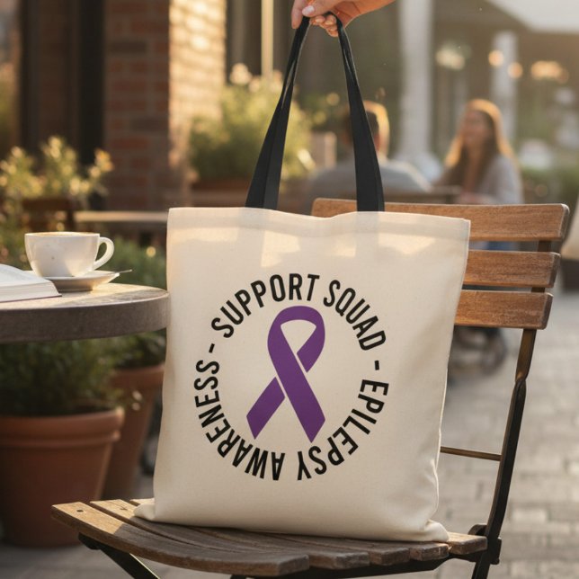 Epilepsy Support Squad Awareness Gift Tote Bag (Creator Uploaded)