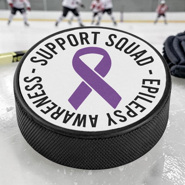 Epilepsy Support Squad Hockey Gift Puck (Creator Uploaded)