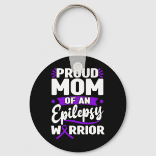 Epilepsy Support Warrior Epilepsy Awareness Month Key Ring
