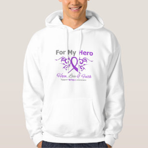 Epilepsy Tribal Ribbon Hero Hoodie