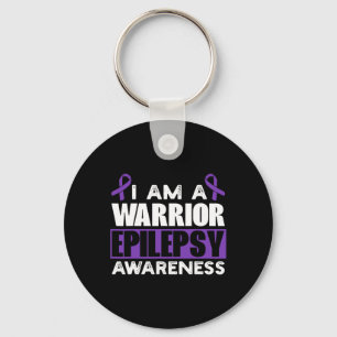 Epilepsy Warrior Epilepsia Seizure Disorder Epilep Key Ring