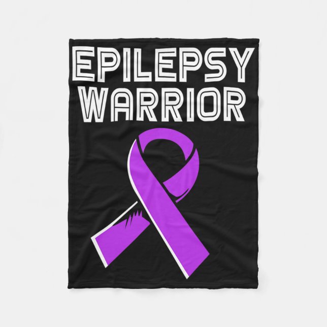 Epilepsy Warrior For Kids  Fleece Blanket (Front)