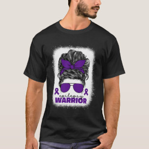 Epilepsy Warrior For Women Mom Purple Epilepsy Awa T-Shirt