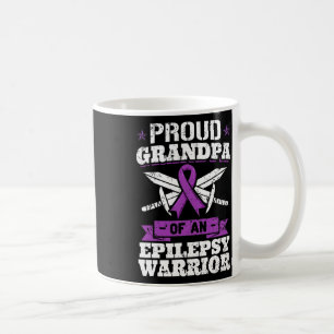 Epilepsy Warrior Grandpa Epileptic Seizure Disorde Coffee Mug