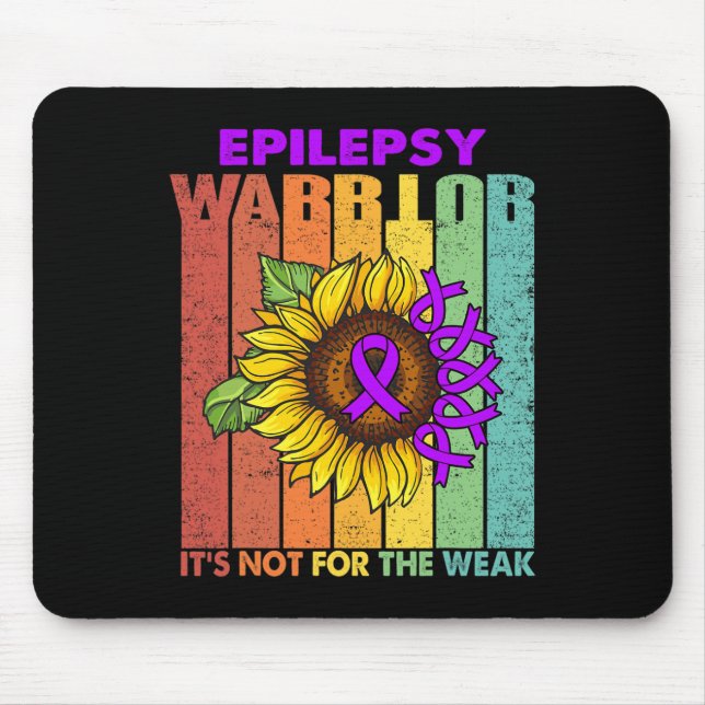 Epilepsy Warrior It's Not For The Weak  Mouse Mat (Front)