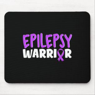 Epilepsy Warrior Kids Purple Ribbon Awareness Mouse Mat