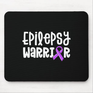 Epilepsy Warrior Kids Purple Ribbon Awareness Wome Mouse Mat