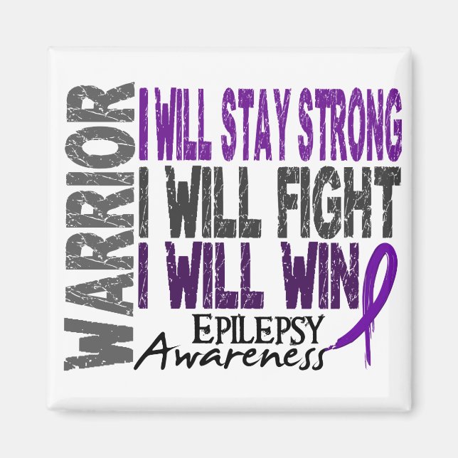 Epilepsy Warrior Magnet (Front)