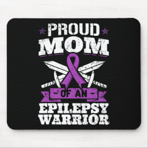 Epilepsy Warrior Mum Epileptic Seizure Disorder Ad Mouse Mat