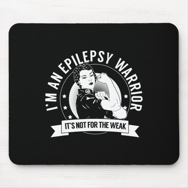 Epilepsy Warrior NFTW  - Epilepsy Awareness Mouse Mat (Front)