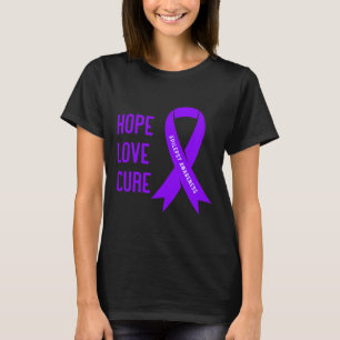 Epilepsy Warrior - Purple Epilepsy Awareness T-Shirt