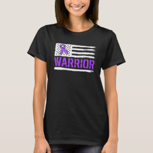 Epilepsy Warrior Ribbon Purple Epilepsy Awareness T-Shirt