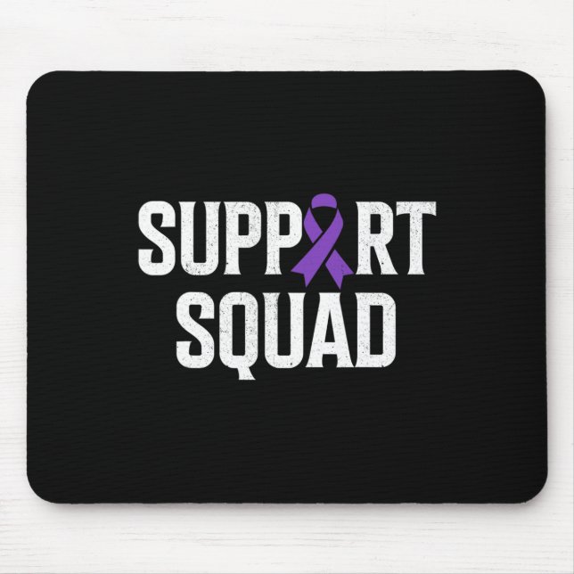Epilepsy Warrior Support Squad Support Epilepsy Aw Mouse Mat (Front)