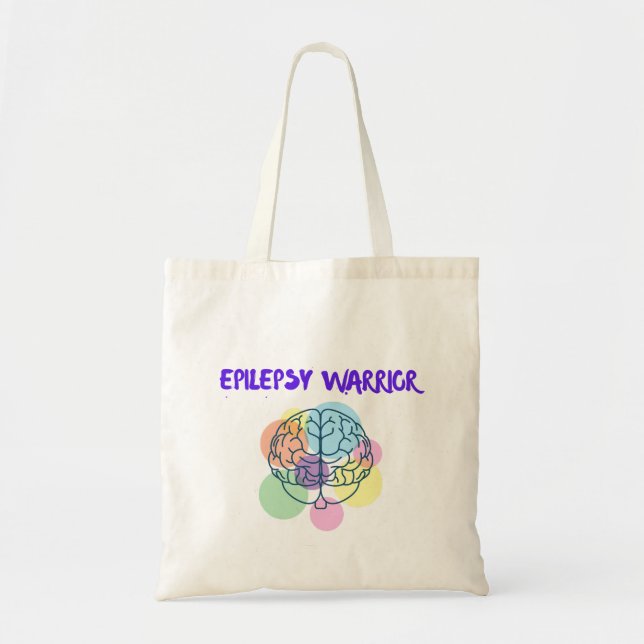 Epilepsy Warrior  Tote Bag (Front)