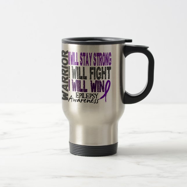 Epilepsy Warrior Travel Mug (Right)