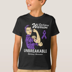 Epilepsy Warrior Unbreakable Epilepsy Awareness Gi T-Shirt